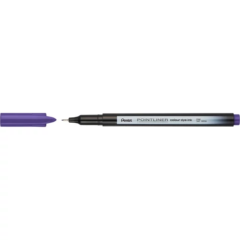 Rostirón, tűfilc 0,4mm, Pentel Pointliner sötétlila