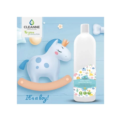 Öblítő koncentrátum 1 liter Cleanne_Baba-Mama Sensitive Its a boy
