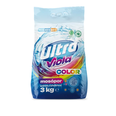 Mosópor 3 kg (43 mosás) színes ruhákhoz Ultra Viola Color