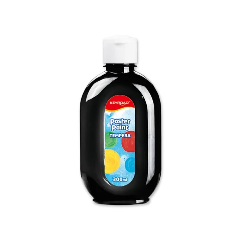 Tempera, 300 ml, Keyroad, fekete