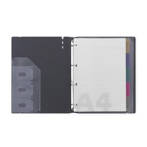 Gyűrűskönyv A4, 40mm, 4 gyűrűs Verde kék