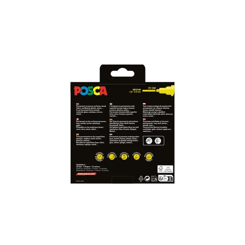 Dekormarker 1,8-2,5mm, Uni Posca PC-5M 8 db-os készlet. zöld színek