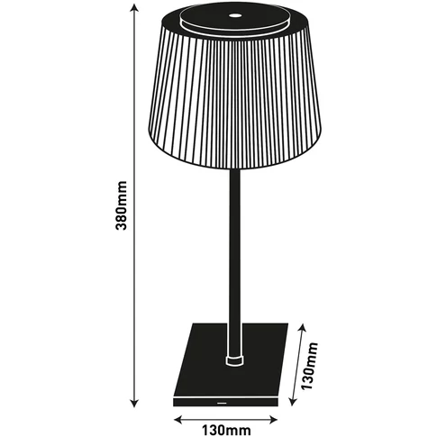 Asztali LED lámpa, USB, 4W, 4000K, AVIDE, fehér