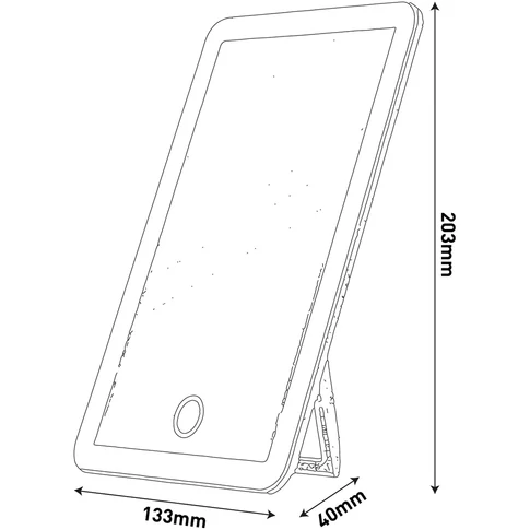 Asztali lámpa LED, AVIDE Világítós sminktükör, 3,5W, adapter nélkül