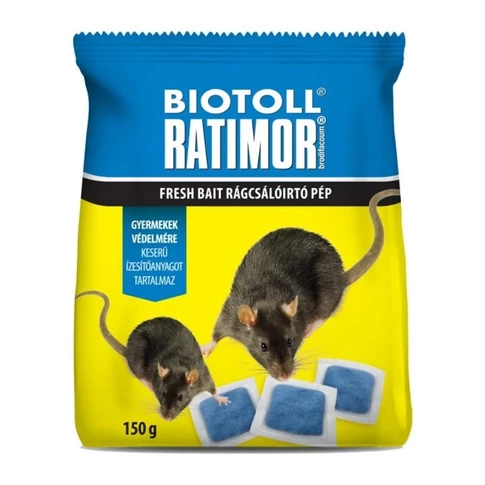 Rágcsálóírtó pép 150 g Biotoll Ratimor