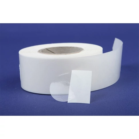 Etikett címke, PP 40mm, körcímke tekercses 1000 db/tekercs átlátszó