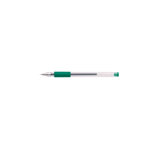 Zselés toll 0,5mm, kupakos GEL-Ico, írásszín zöld 