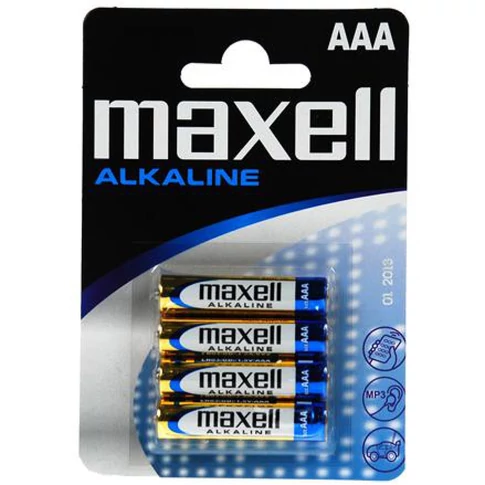 Maxell alkaline AAA mikro elem 4 darabos kiszerelés
