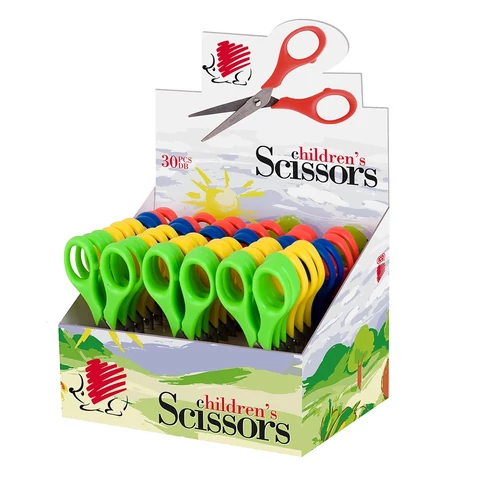 Olló 13,5cm, iskolai Süni Ico vegyes színekben