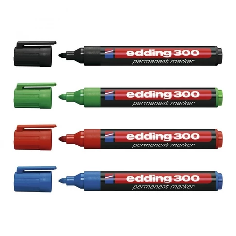 Edding 300 alkoholos marker készlet 4 szín