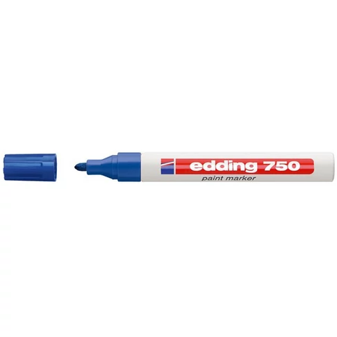 Lakkmarker 2-4mm, kerek Edding 750 kék