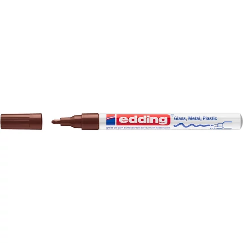 Lakkmarker 1-2mm, kerek Edding 751 barna