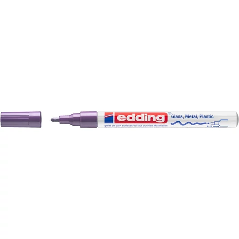 Lakkmarker 1-2mm, kerek Edding 751 lila