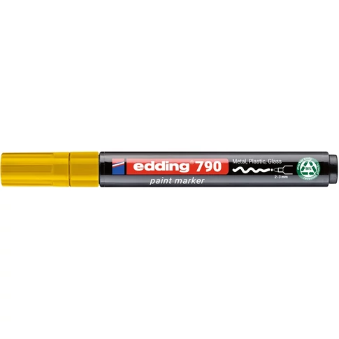 Lakkmarker 2-3mm, kerek Edding 790 sárga