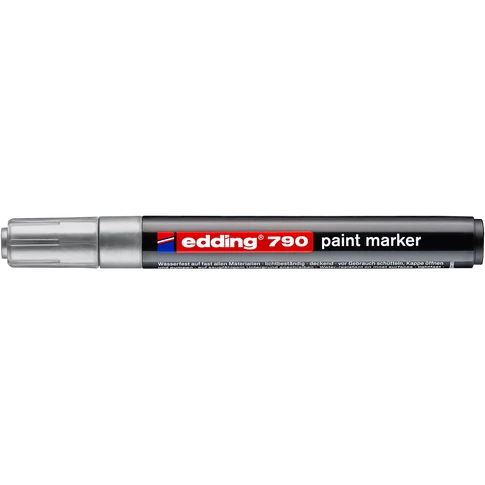Lakkmarker 2-3mm, kerek Edding 790 ezüst