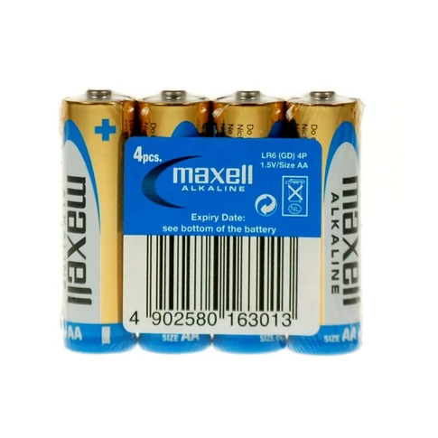 Maxell AA LR6 alkaline elemek – univerzális ceruzaelemek távirányítókhoz, játékokhoz és elektronikai eszközökhöz