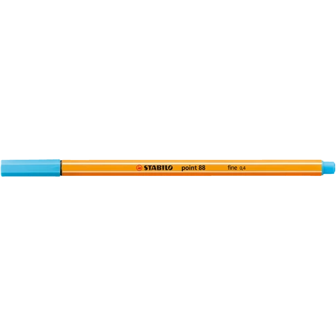 Rostirón, tűfilc 0,4mm, STABILO Point 88 azúrkék