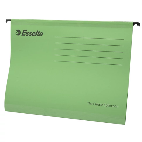 Függőmappa A4, karton Esselte Classic 90318, zöld