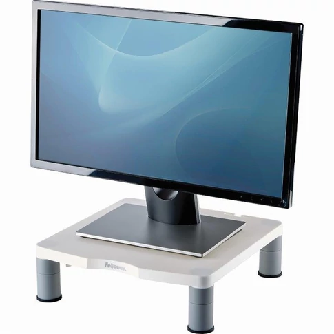 Fellowes monitorállvány platinaszürke 3 fokozatú magasságállítás ergonomikus monitor elhelyezéshez