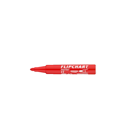 Flipchart marker vízbázisú 3mm, kerek Artip 11 piros
