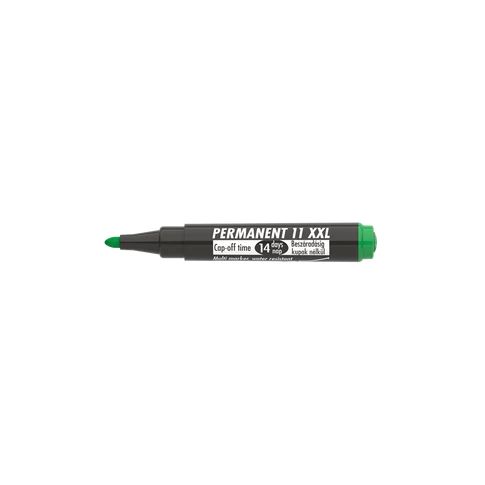 Permanent marker 3mm, kerek Ico 11XXL zöld 