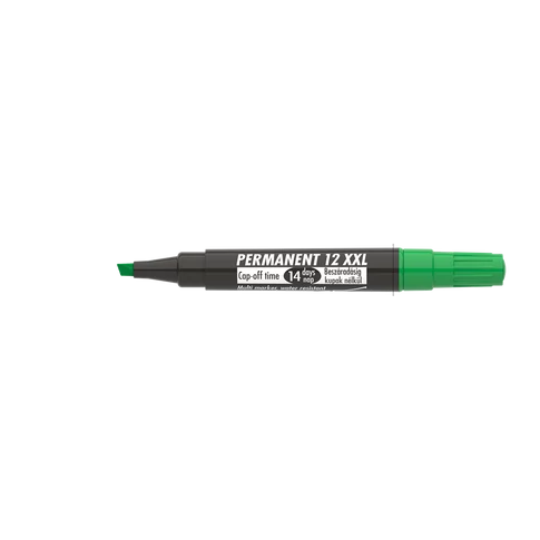 Permanent marker 1-4mm, vágott Ico 12XXL zöld 