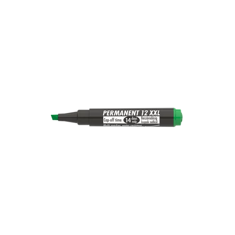 Permanent marker 1-4mm, vágott Ico 12XXL zöld 