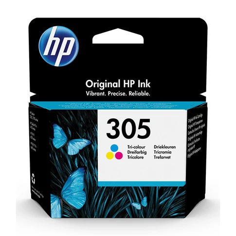 HP 305 (3YM60AE) színes ORIGINAL tintapatron – tri-colour (cián, bíbor, sárga), standard kapacitás, otthoni nyomtatáshoz