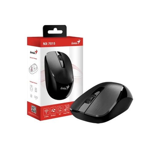 Optikai egér BlueEye érzékelővel Genius NX-7015 fekete 1200 dpi irodai használatra