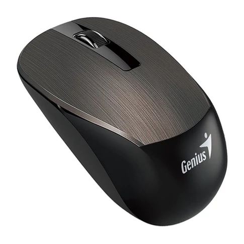 Vezeték nélküli Genius NX-7015 „chocolate” színű egér – kompakt, 2.4 GHz-es, USB nano vevővel