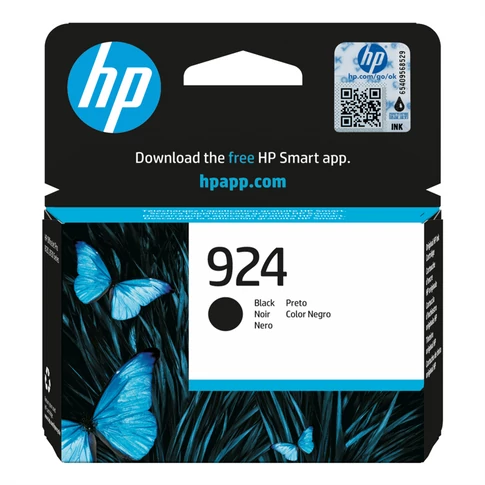 Hp 924/4K0U6NE tintapatron black ORIGINAL