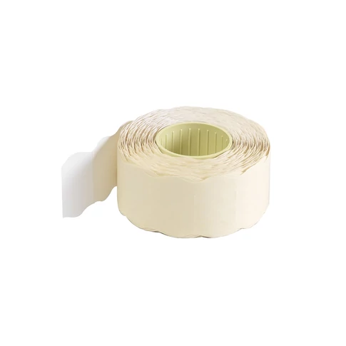 Fehér árazószalag 25×16 mm – stancolt – termékek árjelölésére üzletben és raktárban