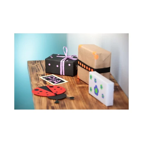 Etikett címke, o12mm, jelölésre, 54 címke/ív, 5 ív/doboz, Avery kék