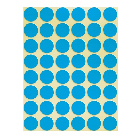 Etikett címke, o18mm, jelölésre, 24 címke/ív, 44 ív/doboz, Avery kék