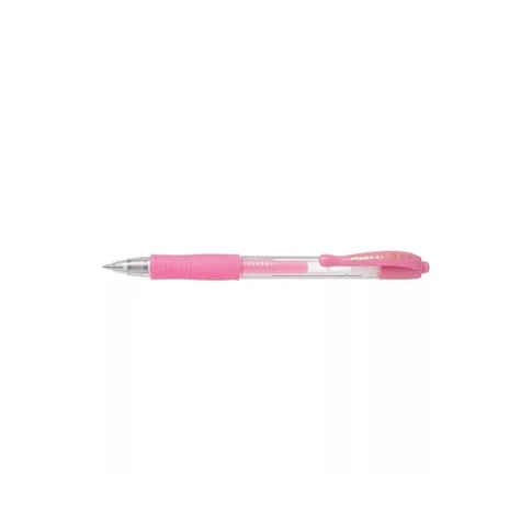 Zseléstoll 0,7mm, nyomógombos Pilot G-2, írásszín pasztell rózsaszín
