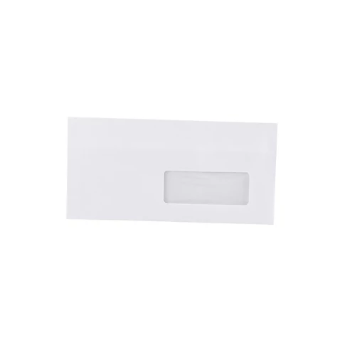 Bluering® LA4 öntapadó boríték 110×220 mm, jobb ablak 35×90 mm, fehér, dokumentumküldéshez, számlázáshoz és nagytömegű levelezéshez