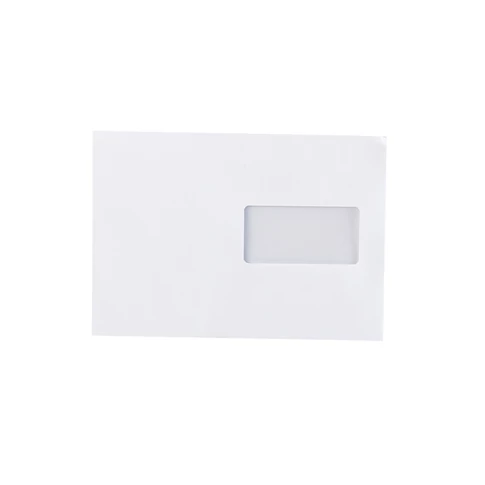 Boríték LC/5 enyvezett bélésnyomott jobb ablakos külső füles 45x90mm 162x229mm J20A60 Bluering® fehér