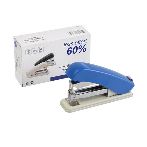 Tűzőgép 24/6 26/6 könnyített tűzés 25lap kék BLUERING BR965