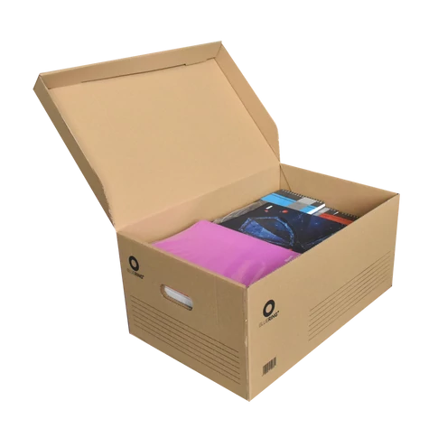 Fedeles archiváló konténer karton doboz 54x36x25 cm Bluering irattároláshoz