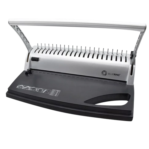 Bluering® COMBINDER 120 spirálozógép – 120 lap spirálkötéshez, 8 lapos lyukasztási kapacitással, kompakt irodai használatra