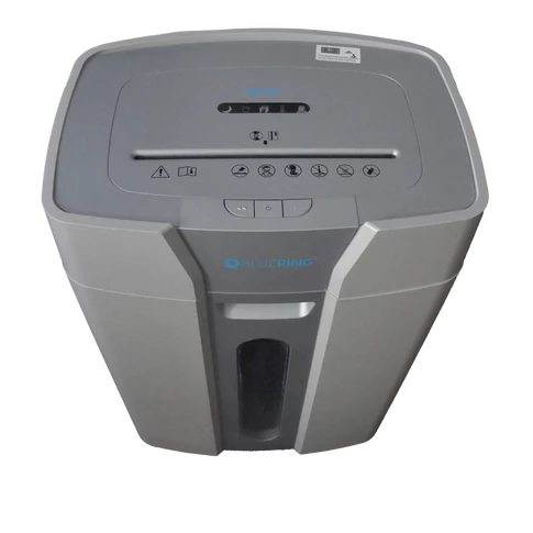 Iratmegsemmisítő 15lap 4x38mm, konfettire vágás P-4 biztonsági szint Bluering® CR15C