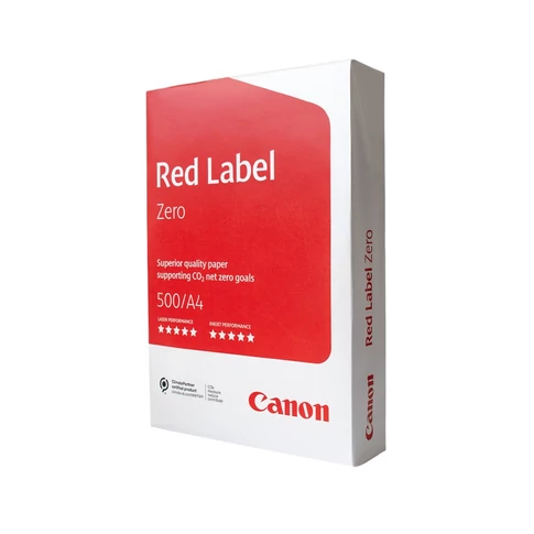 Másolópapír A4, 90g, Canon Red Label Zero 500ív/csom