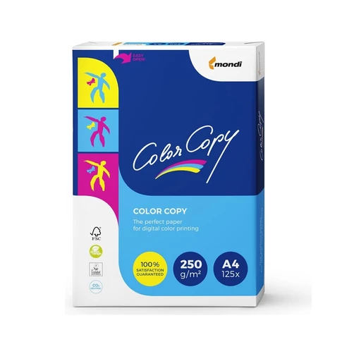Color Copy digitális másolópapír A4, 200 g/m² vastagság, 250 ív/csomagban – prémium minőségű papír színes nyomatokhoz, prezentációkhoz és professzionális dokumentumokhoz