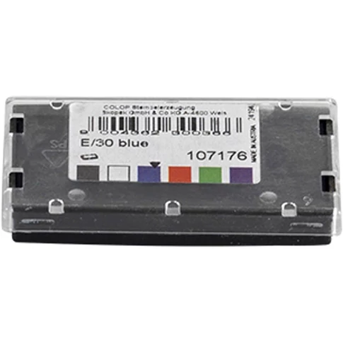 Kék bélyegzőpárna betét Colop E/30 – cserepárna irodai dokumentumok és nyomtatványok bélyegzésére