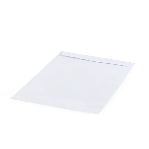 Fehér Bluering® TC/4 szilikonos, bélésnyomott boríték, 229×324 mm, A4-es dokumentumok hajtás nélküli postázásához