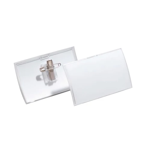 Durable Click Fold névkitűző kombi klippel 54x90 mm méretben