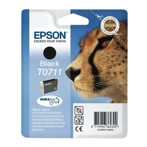 Epson T0711 tintapatron black ORIGINAL