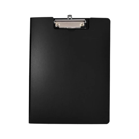 Felírótábla fedeles extra merev A4, PP Bluering® fekete