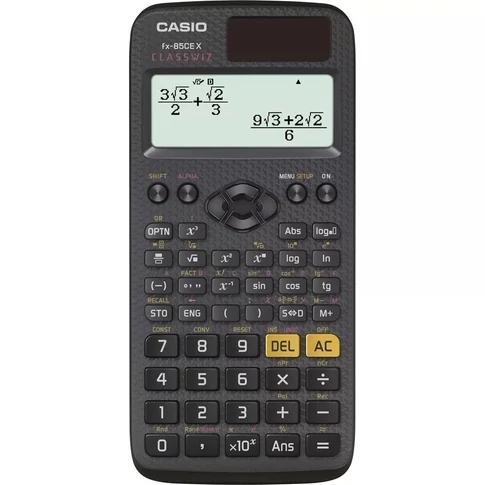 Számológép tudományos 379 funkciós Casio FX 85 CE X fekete
