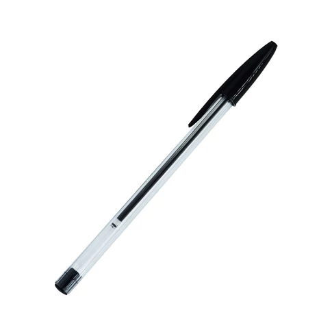 Bluering® eldobható kupakos golyóstoll fekete írásszínnel – mindennapi irodai és iskolai jegyzeteléshez